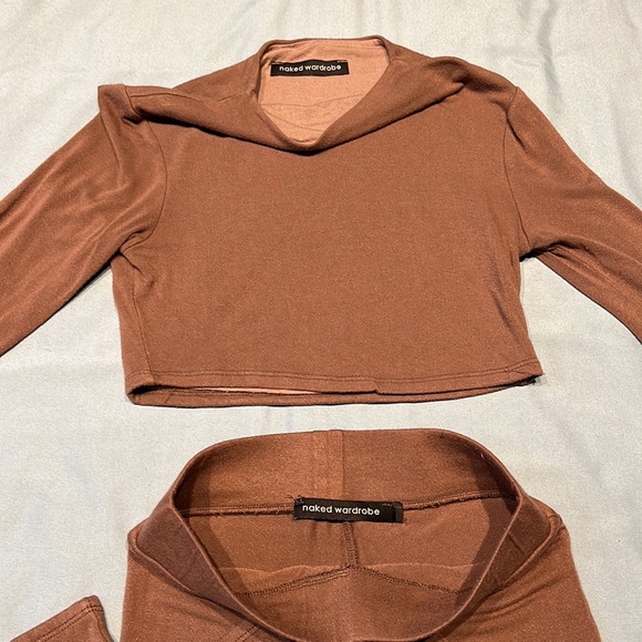 Naked Wardrobe Brown Jumpsuit - Picture 4 of 6